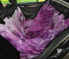 Purple Crystal Abstract Car Back Seat Pet Cover