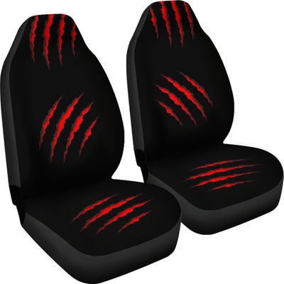 Red Claw Marks Car Seat Covers