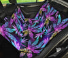 Colorful Weed Plant Car Back Seat Pet Cover