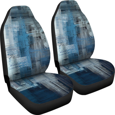 Blue Abstract (3) Car Seat Covers