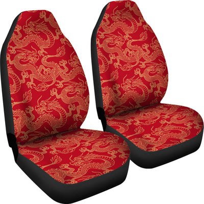 Red Dragon Car Seat Covers