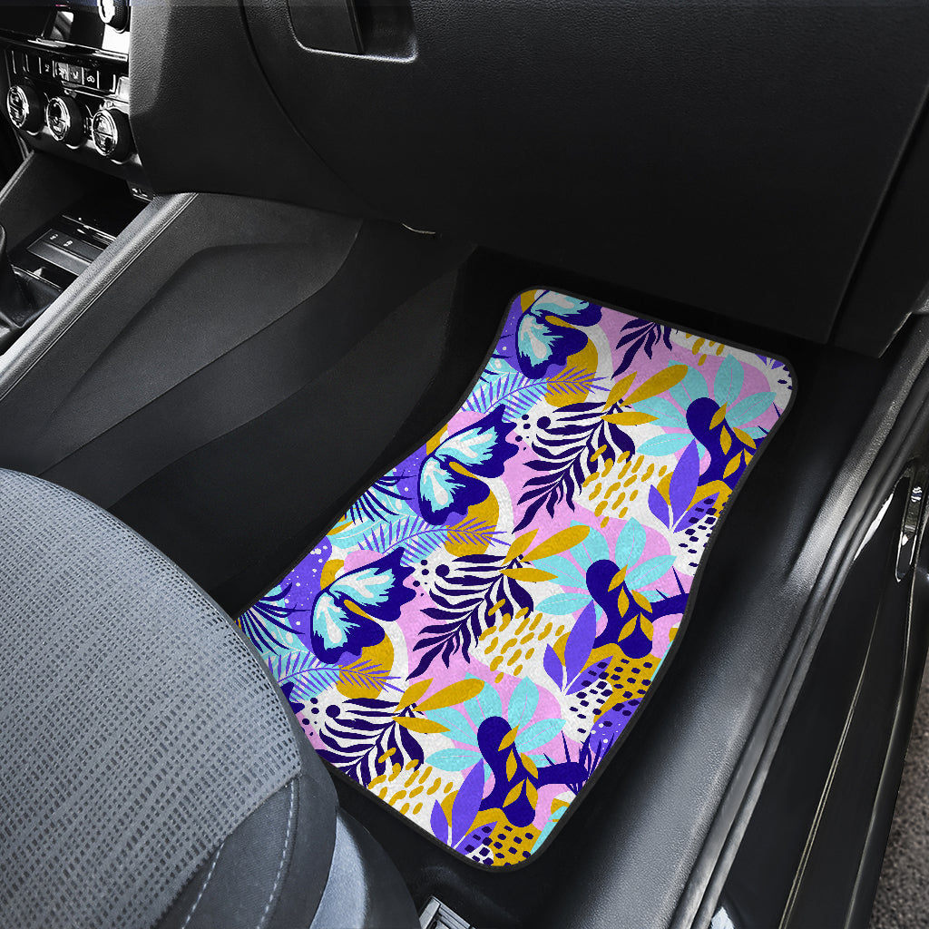 Colorful Floral Car Floor Mats