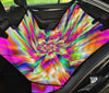 Colorful Psychedelic Car Back Seat Pet Cover