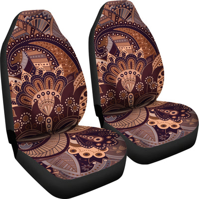 Brown Decor Car Seat Covers