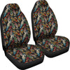 Colorful Feathers Car Seat Covers