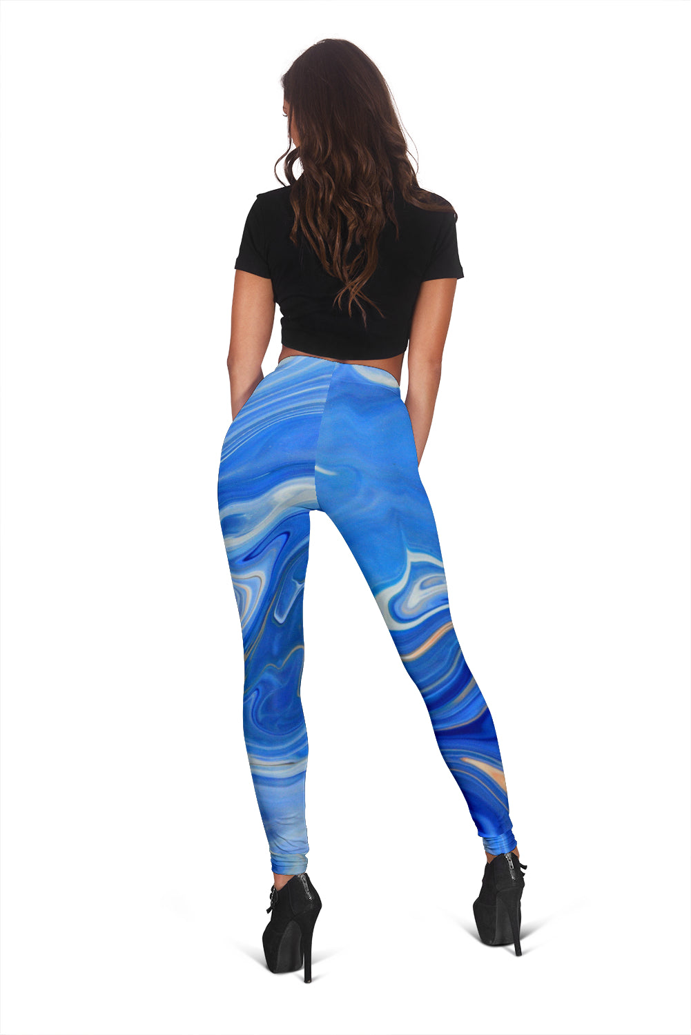 Blue Marble Leggings