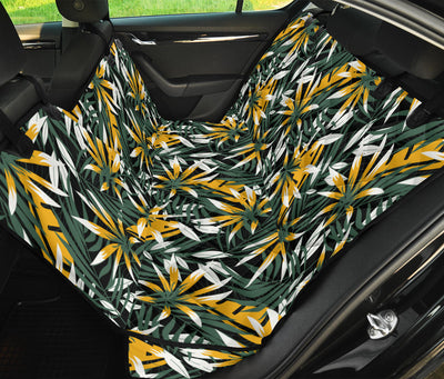 Green Yellow Leaves Car Back Seat Pet Cover