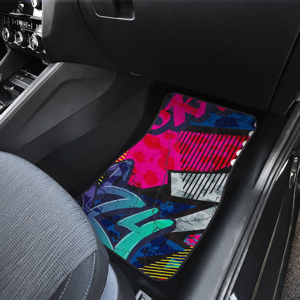 Colorful Graffiti Car Floor Mats