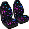 Pink & Purple Stars Car Seat Covers