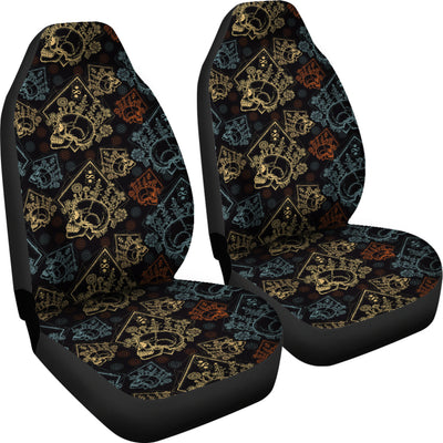 Skull Pattern Car Seat Covers