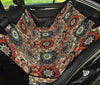 Brown Mandalas Car Back Seat Pet Cover