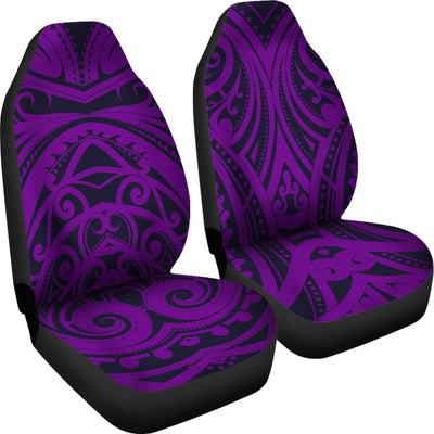 Purple Tribal Polynesian Car Seat Covers