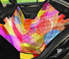 Colorful Abstract Car Back Seat Pet Cover