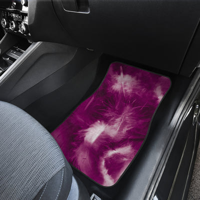 Purple Feathers Car Floor Mats