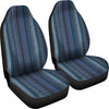 Blue Boho Stripes Decor V3 Car Seat Covers