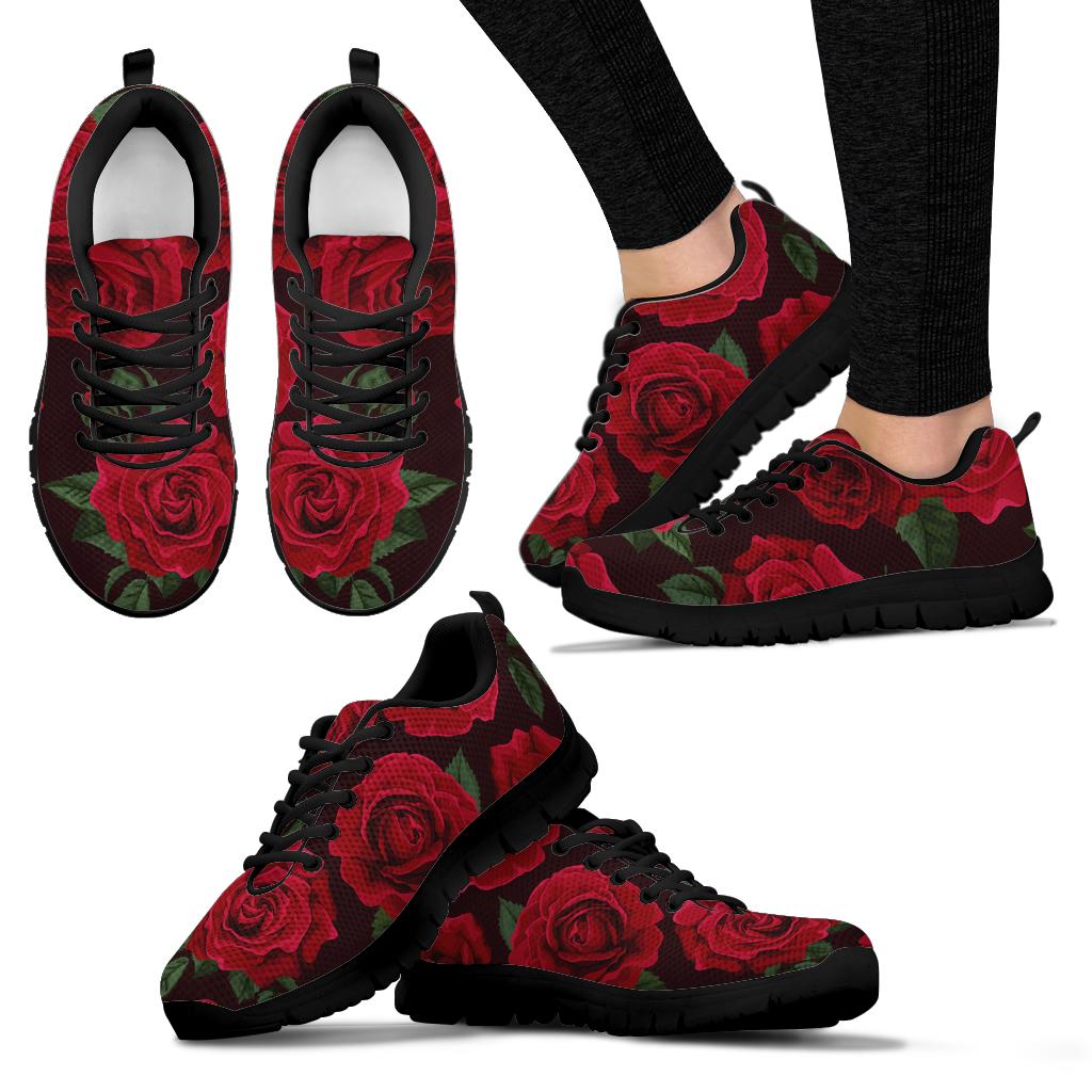 Red Roses Sneakers