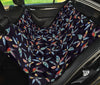 Colorful Hummingbirds & Feathers Car Back Seat Pet Cover