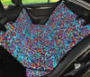 Colorful Leopard Print Car Back Seat Pet Cover