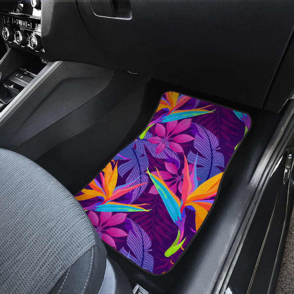 Colorful Plants Car Floor Mats