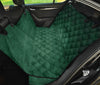 Green Grunge Car Backseat Pet Cover