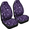 Purple Floral Car Seat Covers