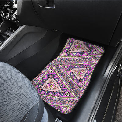 Pink Persian Triangles Pattern Car Floor Mats
