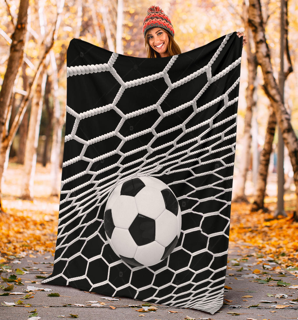 Soccer Ball Net Blanket