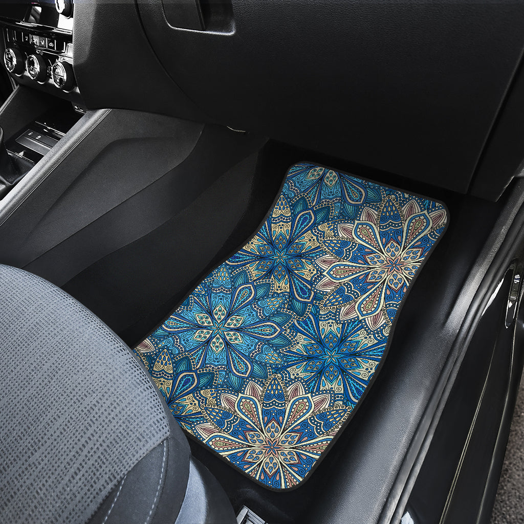 Floral Mandalas Car Floor Mats