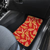 Red Oriental Fish Car Floor Mats