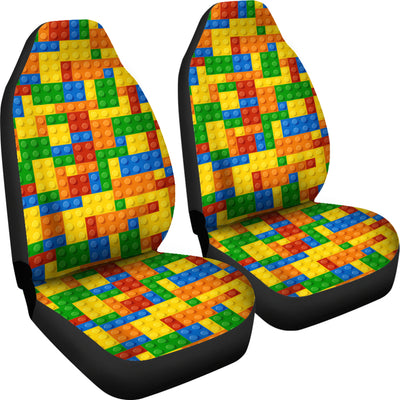 Colorful Lego Car Seat Covers