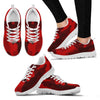 Dark Red Camouflage Sneakers