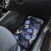 Blue Flowers Car Floor Mats