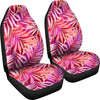 Pink Peach Leaves Car Seat Covers