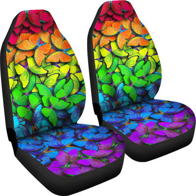 Colorful Butterflies Car Seat Covers