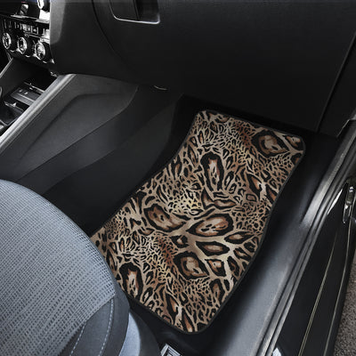 Leopard Print Car Floor Mats