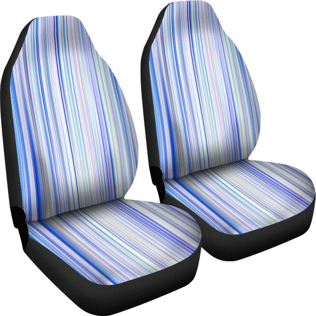 Blue Streaks Car Seat Covers