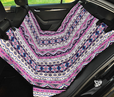 Pink Ethnic Car Back Seat Pet Cover