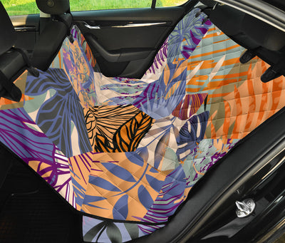 Floral Honeycomb Car Back Seat Pet Cover