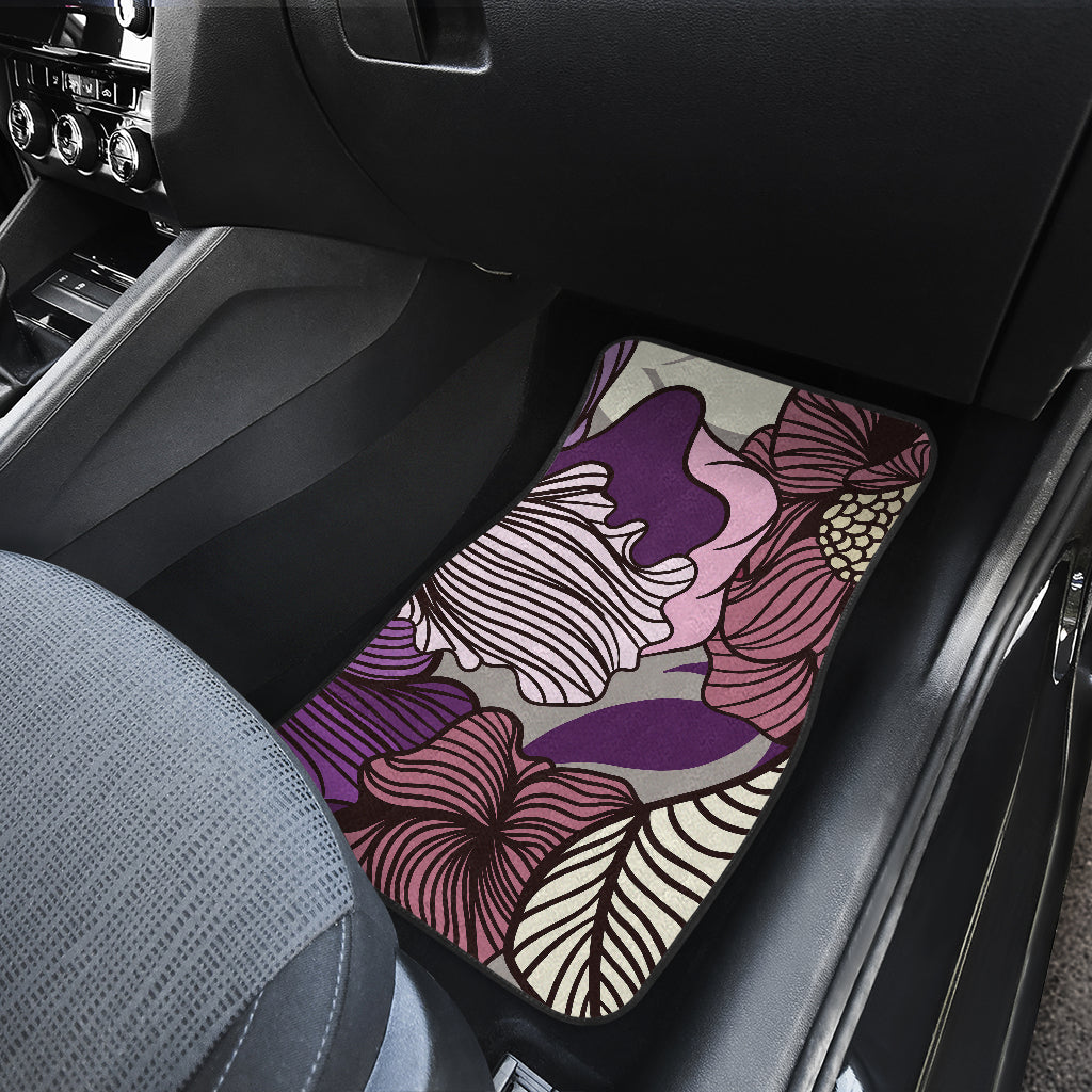 Colorful Floral Car Floor Mats