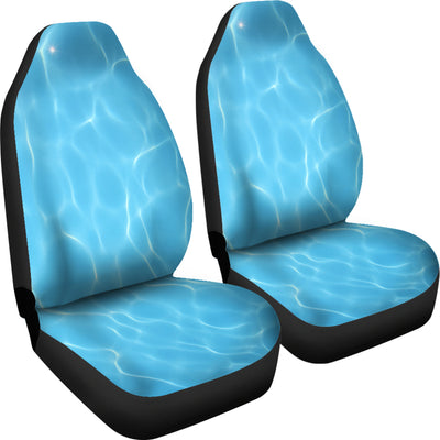 Light Blue Water Surface Car Seat Covers