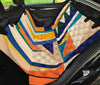 Colorful Abstract Car Back Seat Pet Cover