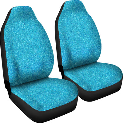 Blue Confetti Print Car Seat Covers