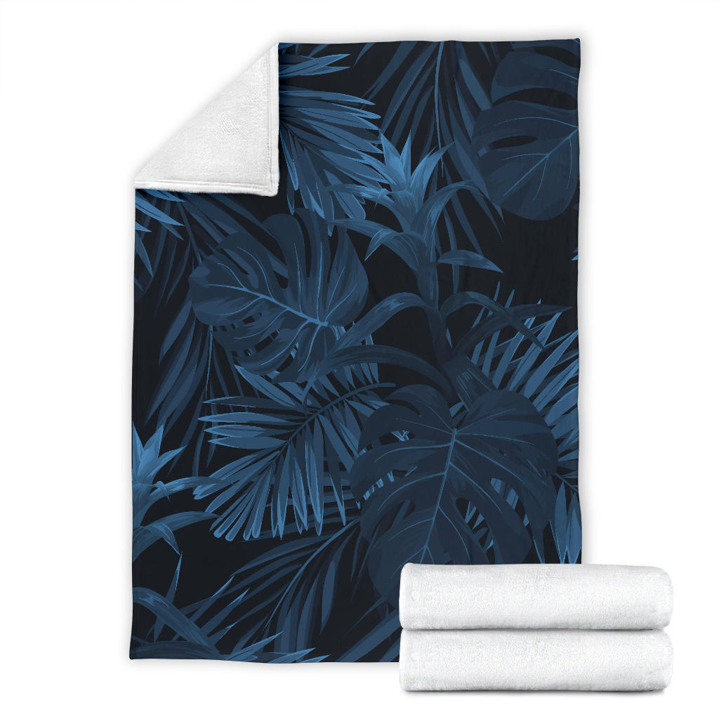 Dark Leaves Blanket