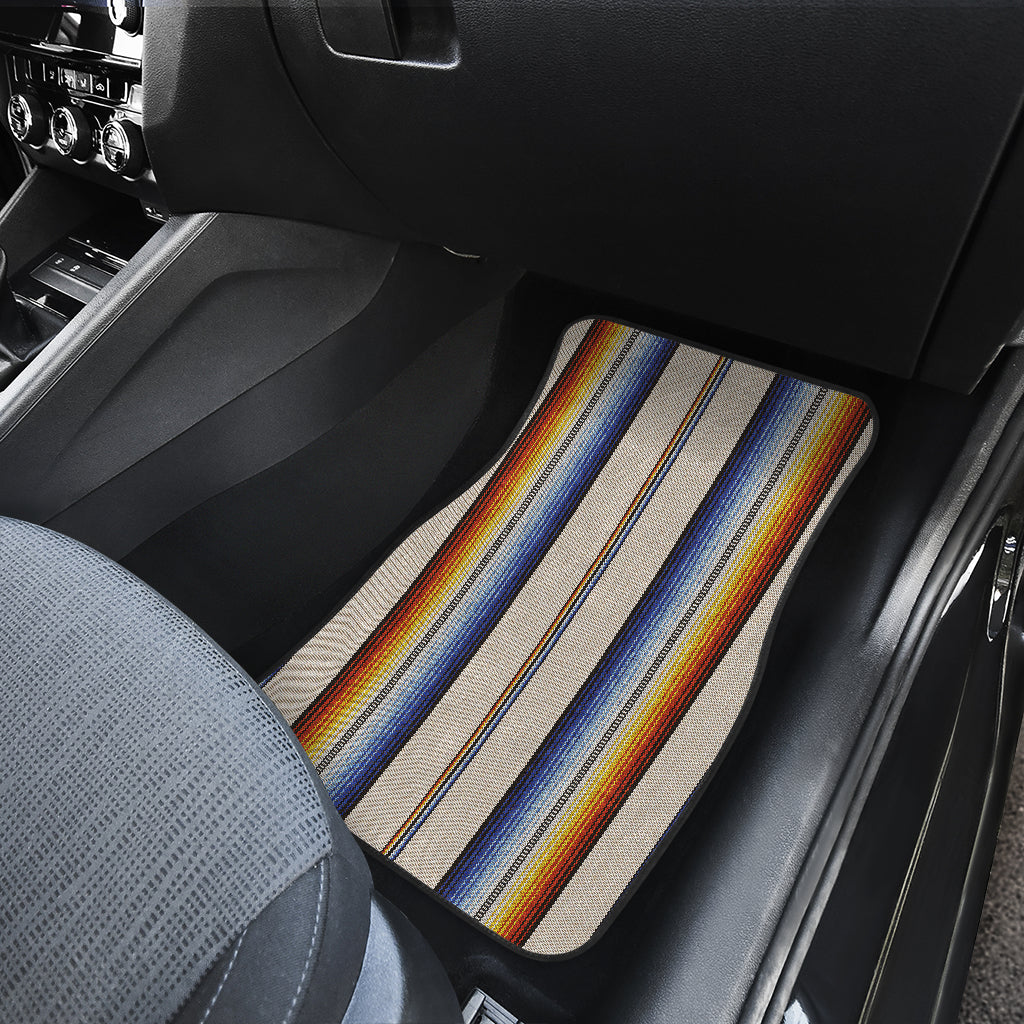 Rainbow Stripes Car Floor Mats
