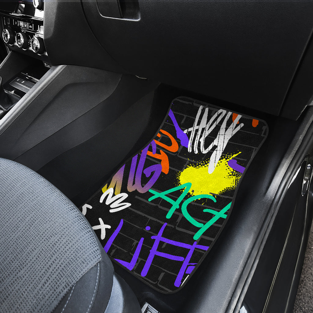 Colorful Graffiti Car Floor Mats