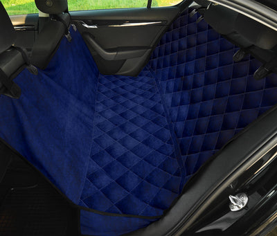 Navy Blue Car Backseat Pet Cover