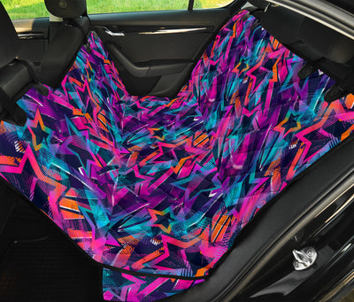 Colorful Stars Car Back Seat Pet Cover