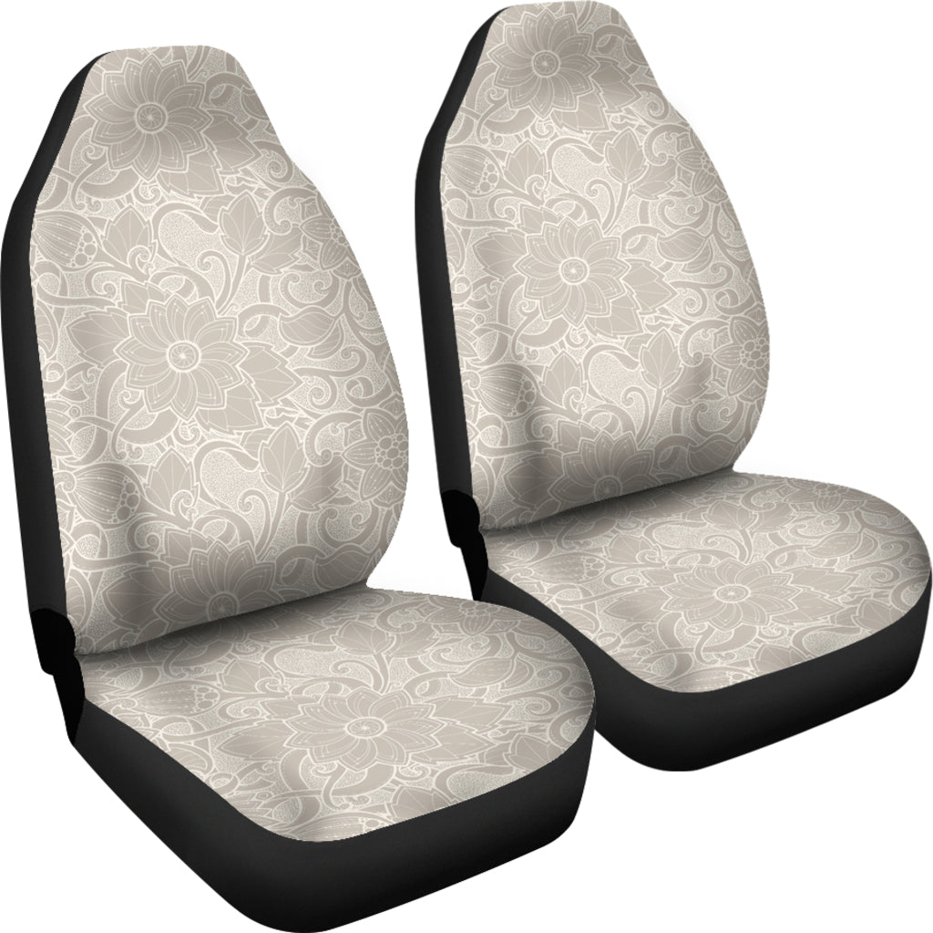 Elegant Floral Decor Car Seat Covers