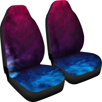 Red & Blue Smoke Car Seat Covers