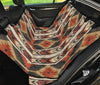 Brown Ethnic Car Back Seat Pet Cover